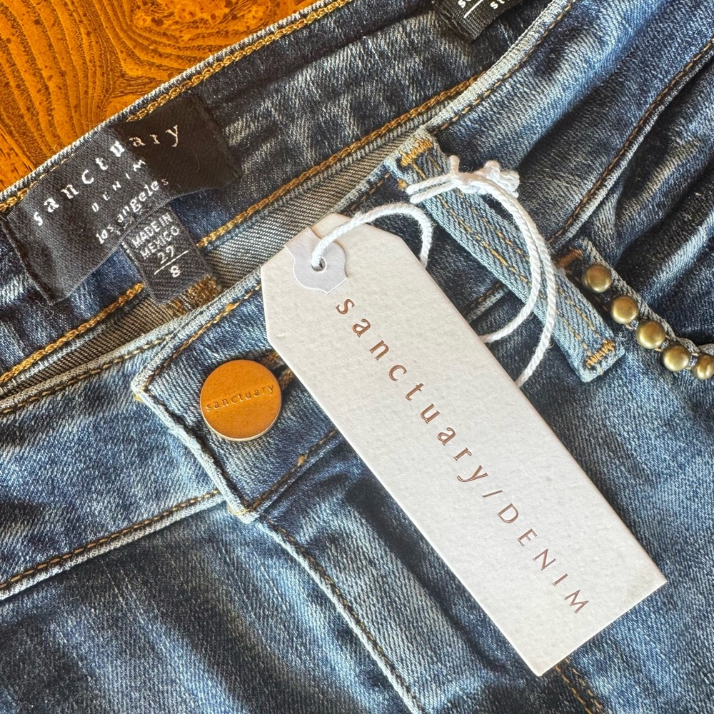 Sanctuary Blue Jeans with Classic Fit - Picture 2 of 7